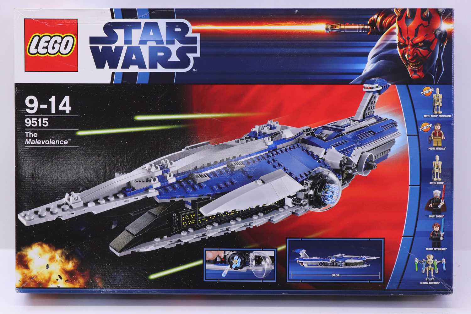 Lot 24 - Lego Disney Star Wars No. 9515 The Malevolence,...