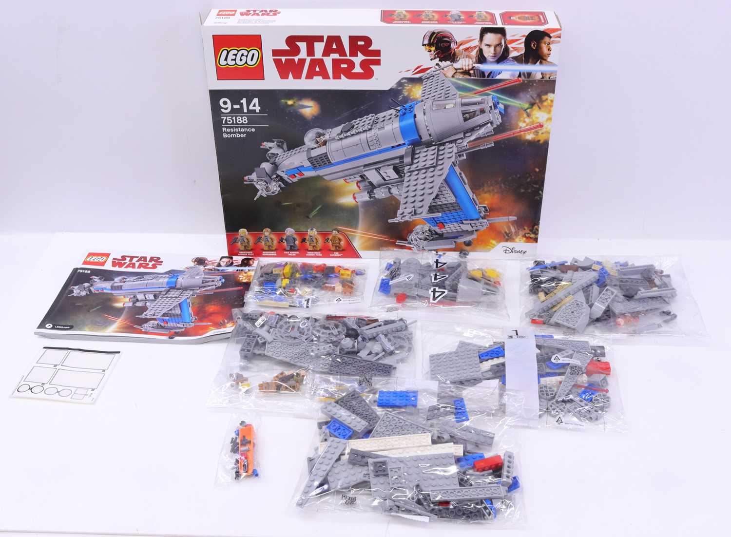 Lot 27 - Lego Disney Star Wars No. 75188 Resistance...