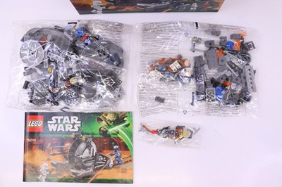 Lot 34 - Lego Disney Star Wars group of five sets to...