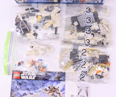 Lot 34 - Lego Disney Star Wars group of five sets to...
