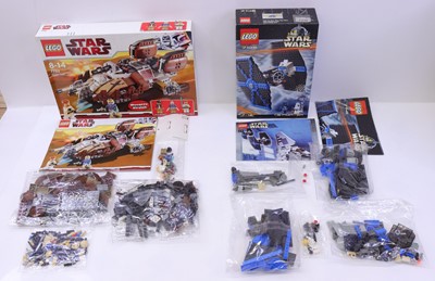 Lot 35 - Lego Disney Star Wars group of four sets to...