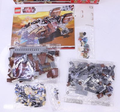 Lot 35 - Lego Disney Star Wars group of four sets to...