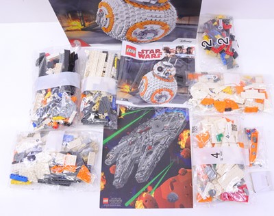 Lot 37 - Lego Disney Star Wars group of three sets to...