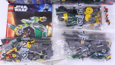 Lot 41 - Lego Disney Star Wars group of four sets to...