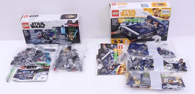 Lot 50 - Lego Disney Star Wars group of six sets to...