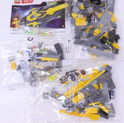 Lot 50 - Lego Disney Star Wars group of six sets to...