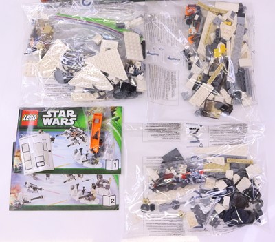 Lot 54 - Lego Disney Star Wars group of four sets to...