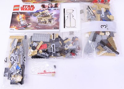 Lot 57 - Lego Disney Star Wars group of five sets to...