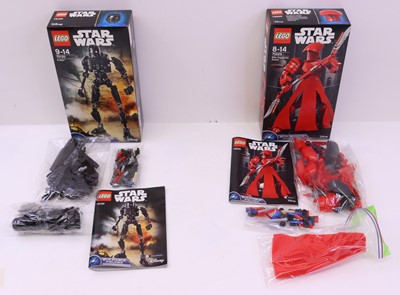 Lot 64 - Lego Disney Star Wars collection of buildable...