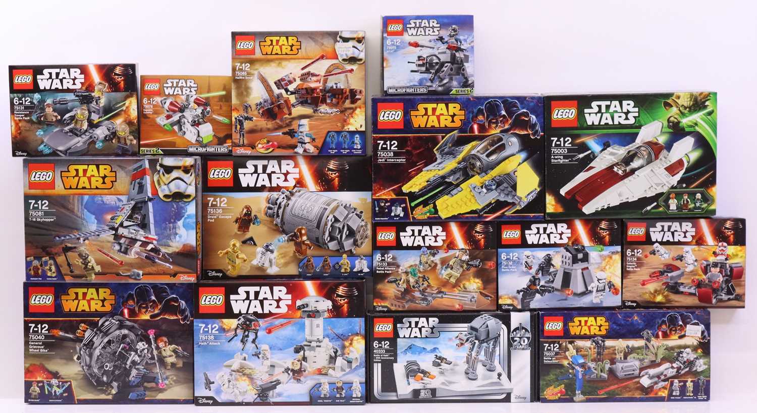 Lot 65 - Lego Disney Star Wars collection of sets to...