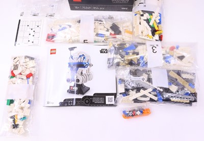 Lot 70 - Lego Disney Star Wars Helmet Collection, group...