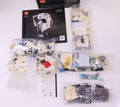 Lot 71 - Lego Disney Star Wars Helmet Collection, group...