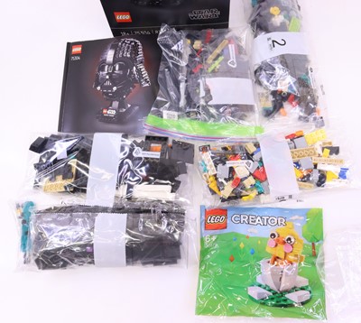 Lot 72 - Lego Disney Star Wars group of three sets to...