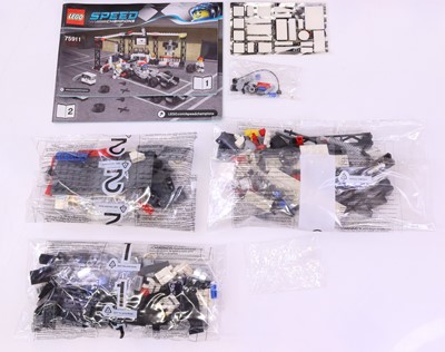 Lot 77 - Lego Speed Champions group of three sets to...