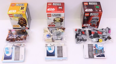 Lot 79 - Lego BrickHeadz collection of Star Wars and...