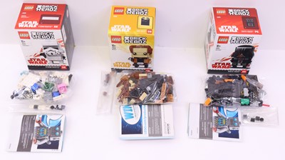 Lot 79 - Lego BrickHeadz collection of Star Wars and...