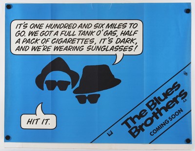 Lot 1064 - The Blues Brothers, 1980, UK quad poster,...