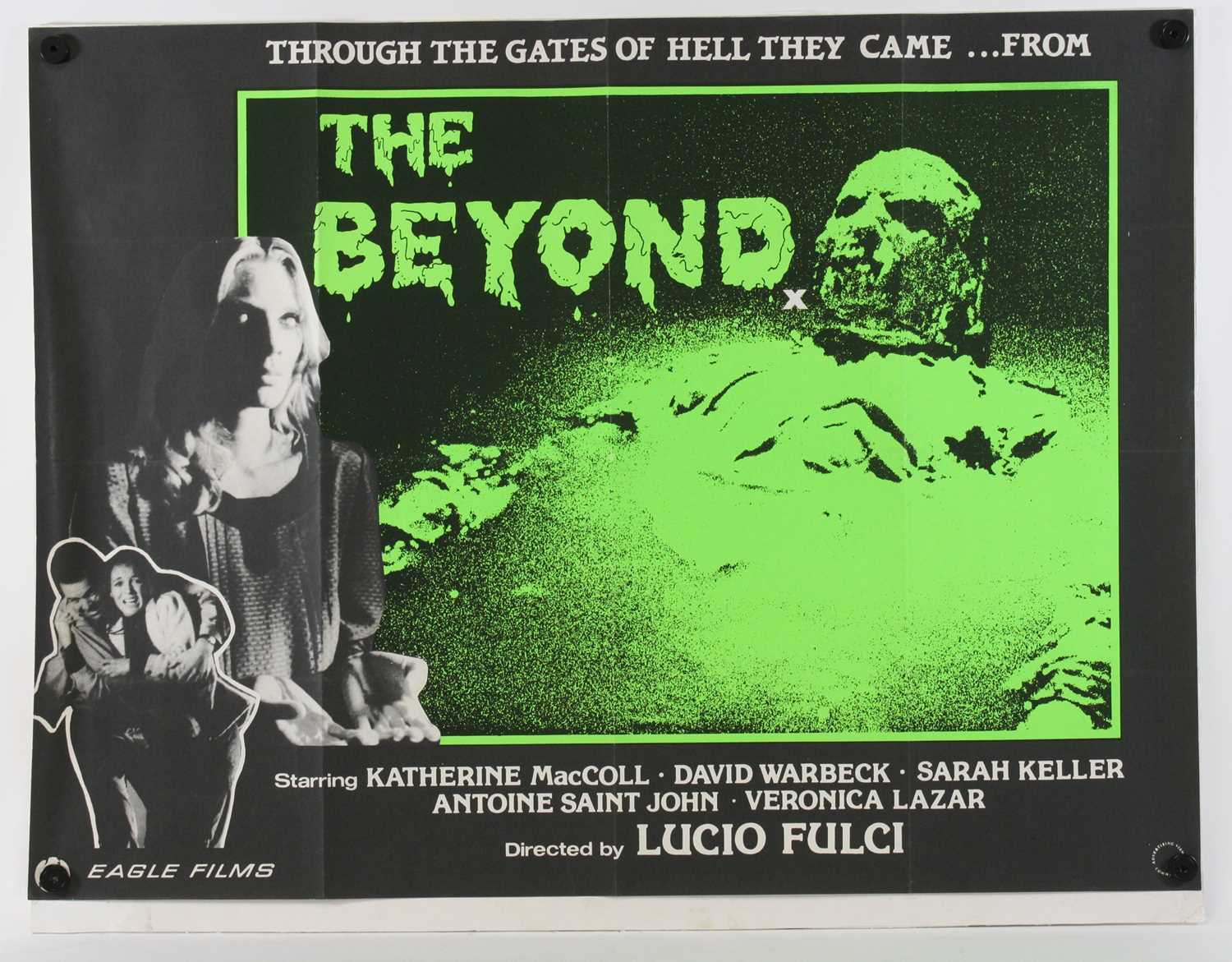 Lot 1071 - The Beyond, 1981, UK quad film poster,...