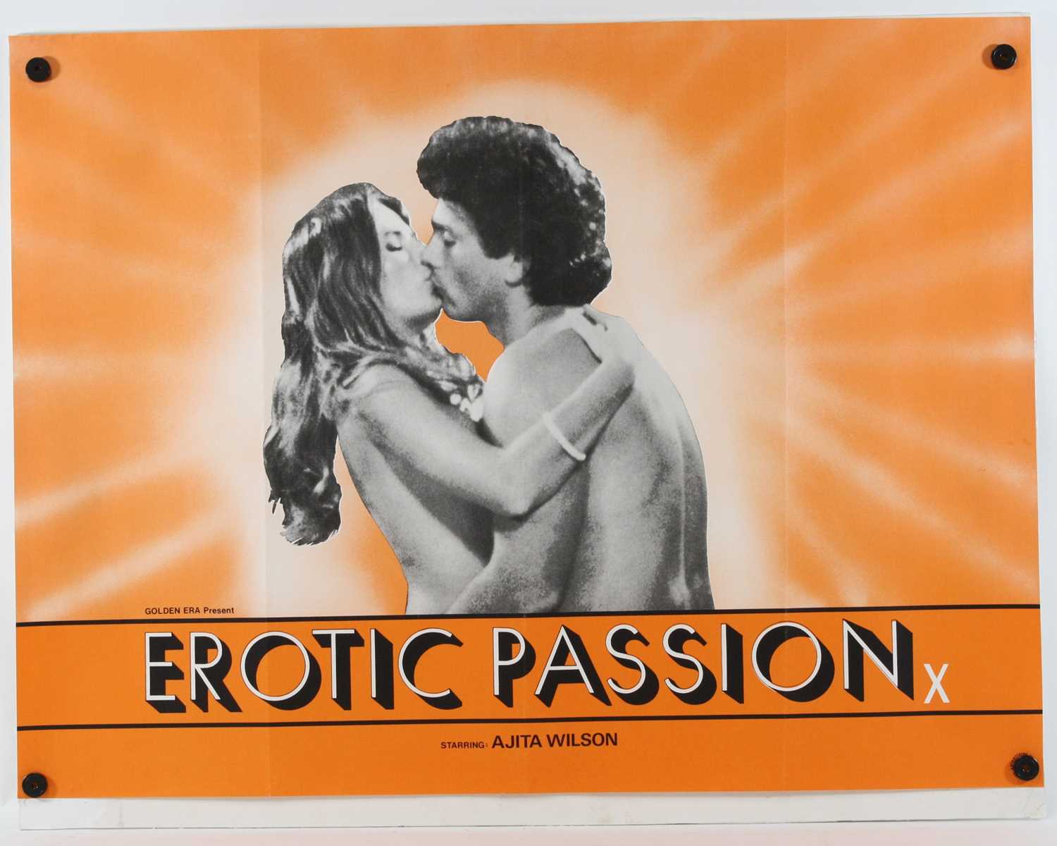 Lot 1074 - Erotic Passion, 1981, UK quad poster, starring...