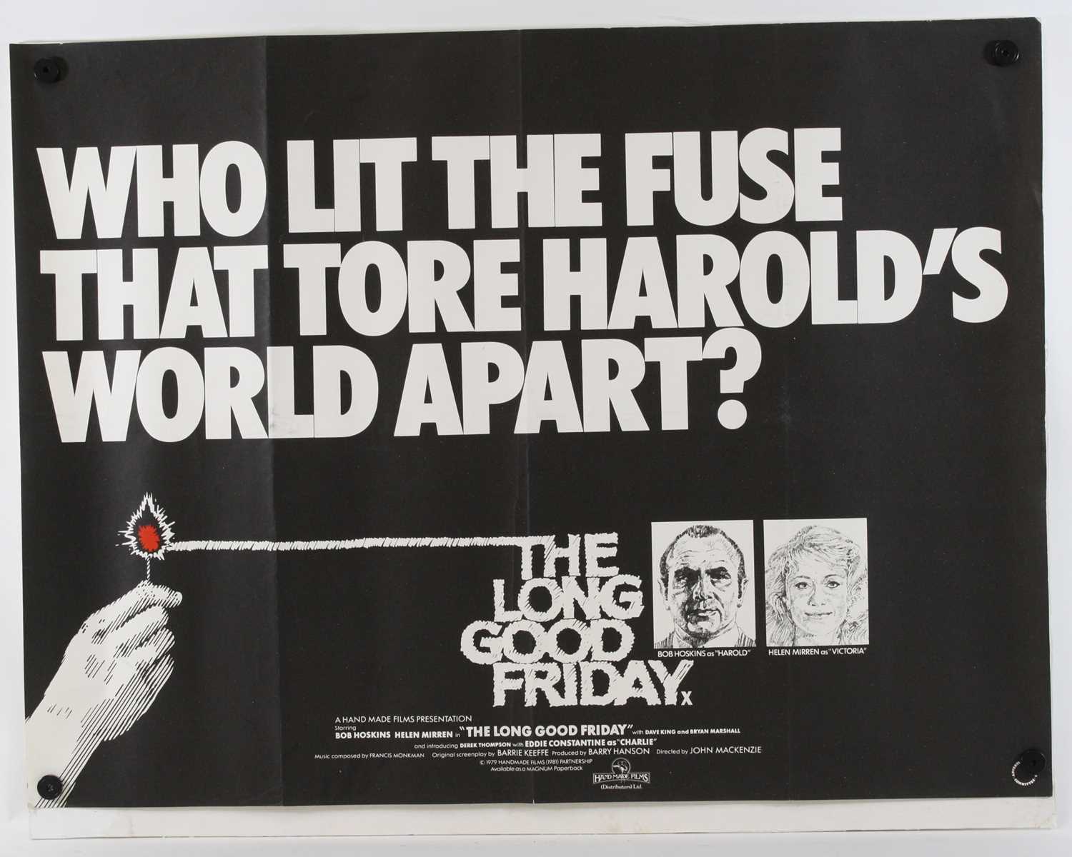 Lot 1079 - The Long Good Friday, 1980, UK quad poster,...