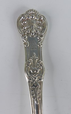 Lot 2068 - A Victorian silver stilton scoop, in the...