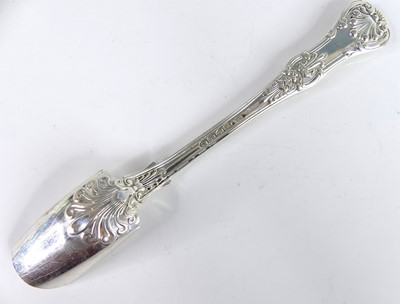 Lot 2068 - A Victorian silver stilton scoop, in the...