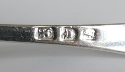 Lot 2098 - A Victorian silver serving fork, in the Fiddle...