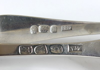 Lot 2089 - A pair of George III silver tablespoons, in...