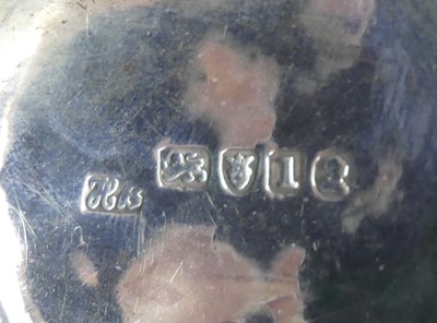 Lot 2070 - A George III silver toddy ladle, having...