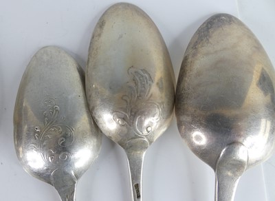 Lot 2092 - A collection of eight Georgian silver...