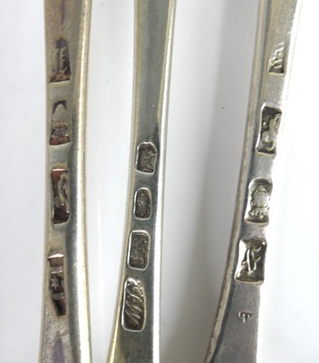 Lot 2092 - A collection of eight Georgian silver...