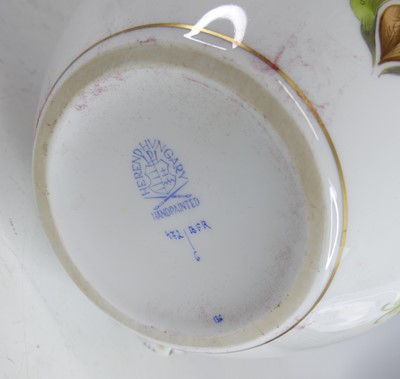 Lot 2057 - A Herend porcelain BFR 'Fruits & Flowers'...