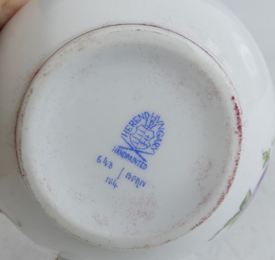 Lot 2057 - A Herend porcelain BFR 'Fruits & Flowers'...