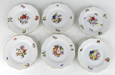 Lot 2057 - A Herend porcelain BFR 'Fruits & Flowers'...