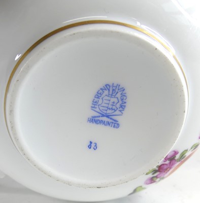 Lot 2057 - A Herend porcelain BFR 'Fruits & Flowers'...