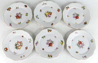 Lot 2057 - A Herend porcelain BFR 'Fruits & Flowers'...