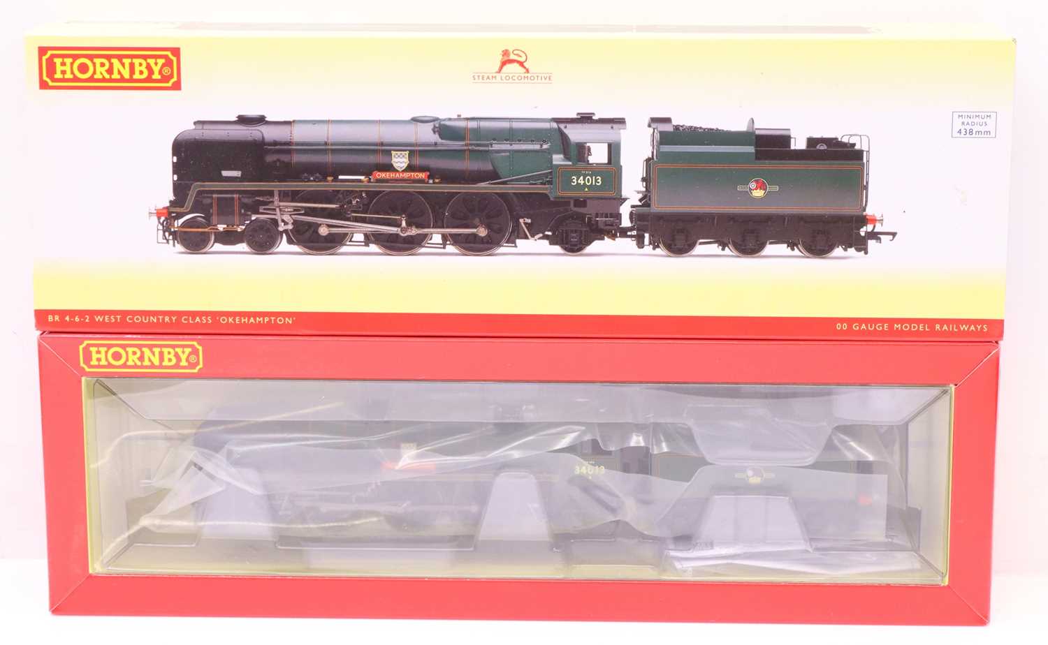 Lot 4 - Hornby 00 gauge R3203 BR 4-6-2 rebuilt West...