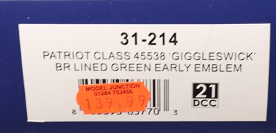 Lot 8 - Bachmann 00 gauge 31-214, Patriot Class, in BR...