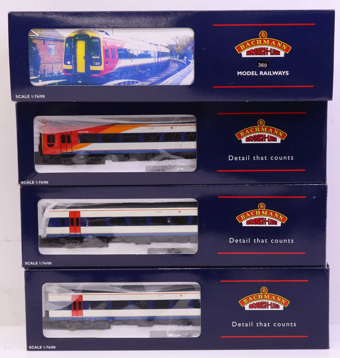 Lot 26 - Bachmann 00 gauge 31-514 Class 159 3-car DMU...