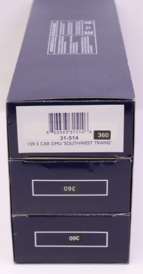 Lot 26 - Bachmann 00 gauge 31-514 Class 159 3-car DMU...