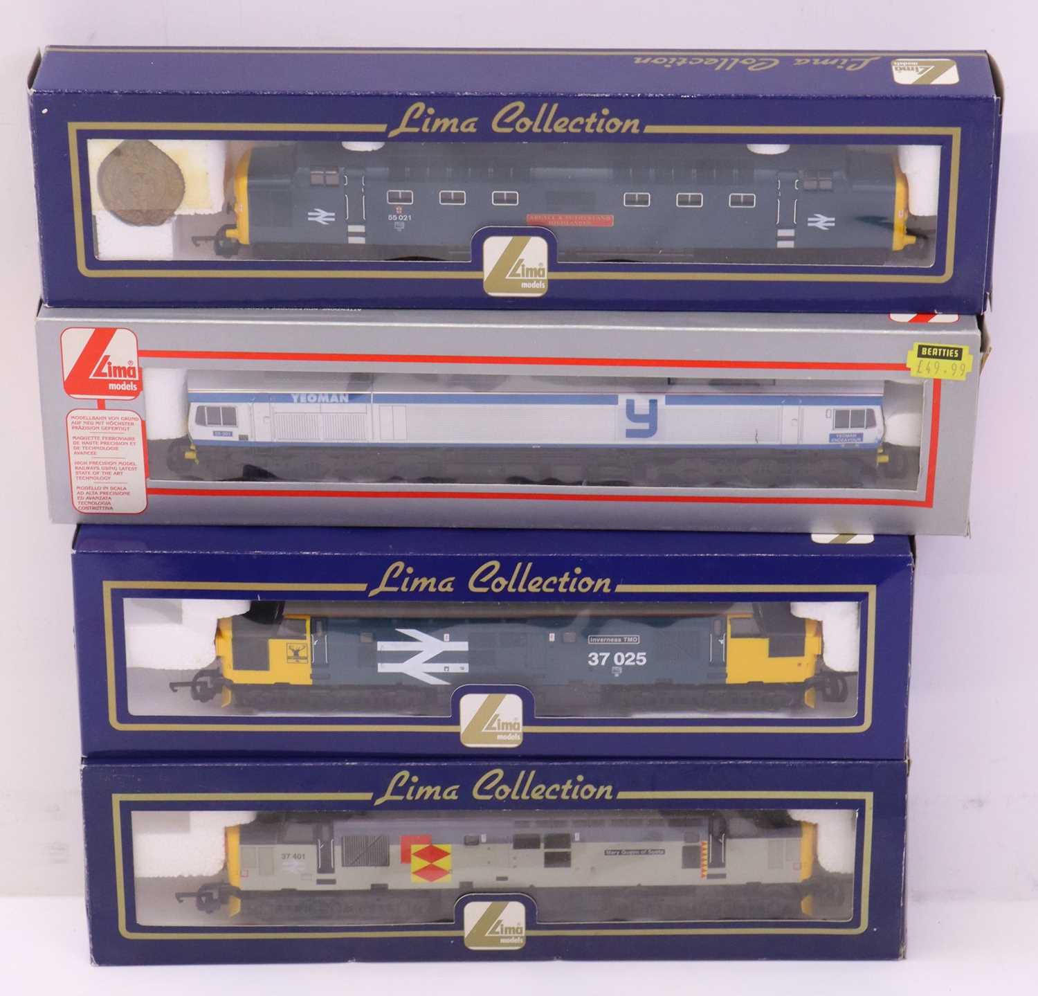 Lot 47 - Four Lima 00 gauge locomotives to include a...