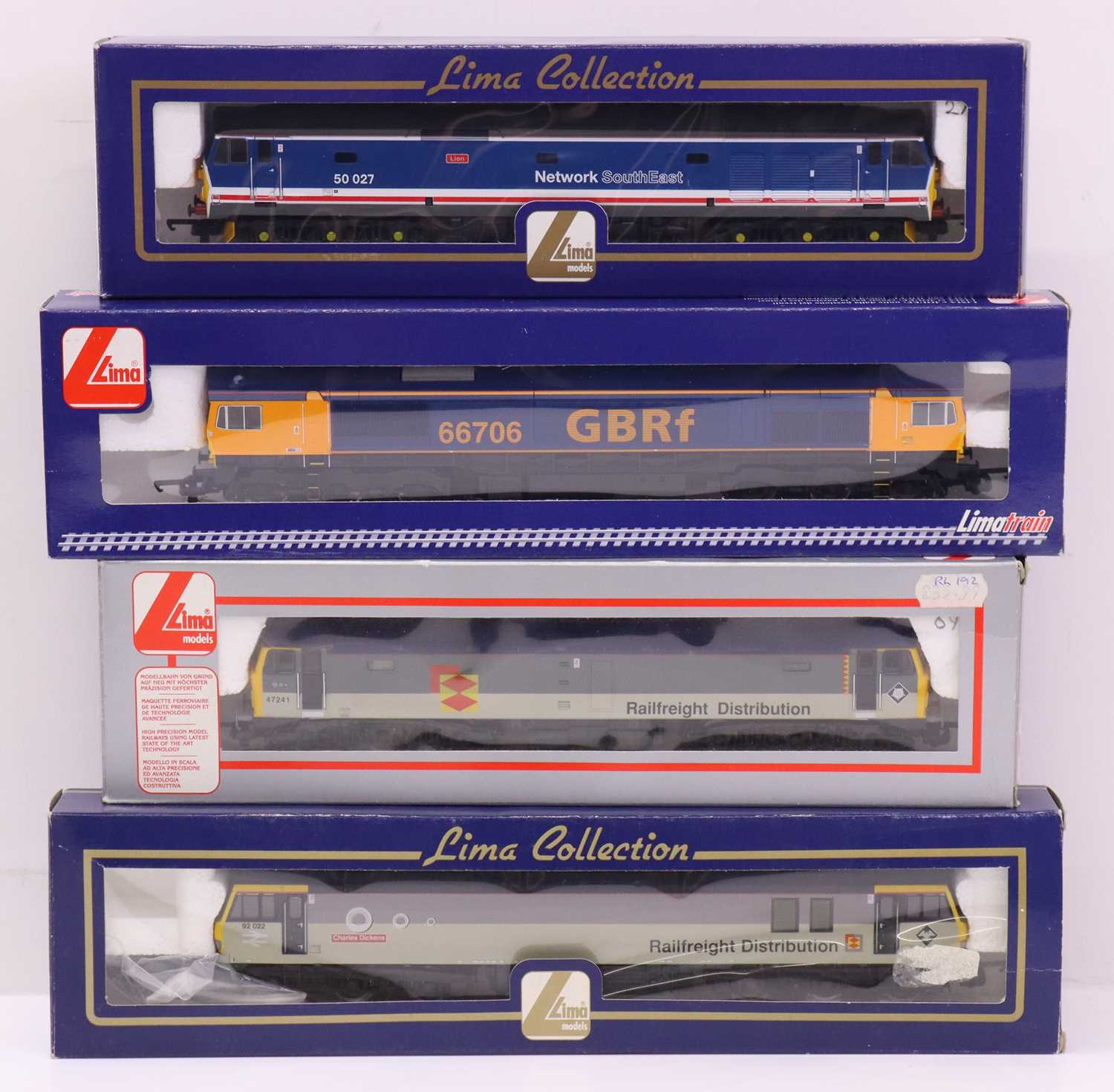 Lot 57 - Four Lima 00 gauge locos to include a Class 50...