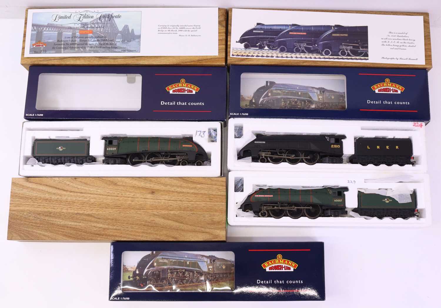 Lot 76 - Three Bachmann 00 gauge locomotives to include...