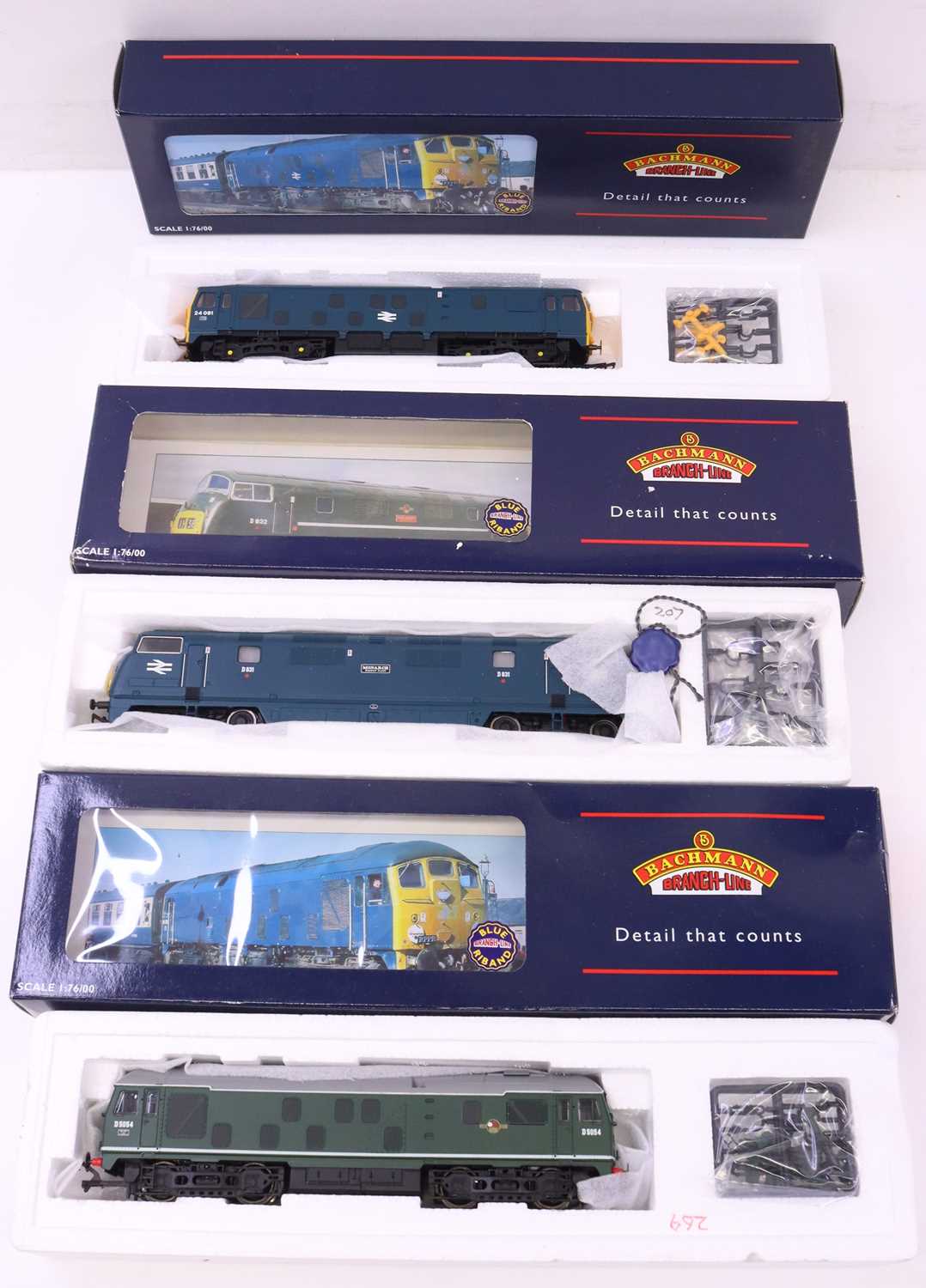 Lot 82 - Three Bachmann 00 gauge locomotives to include...