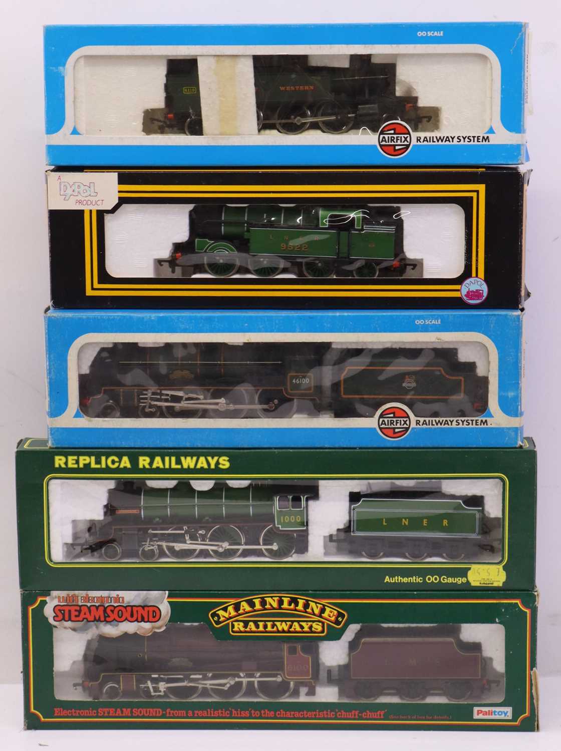 Lot 83 - Five 00 gauge locos to include a Dapol Gresley...