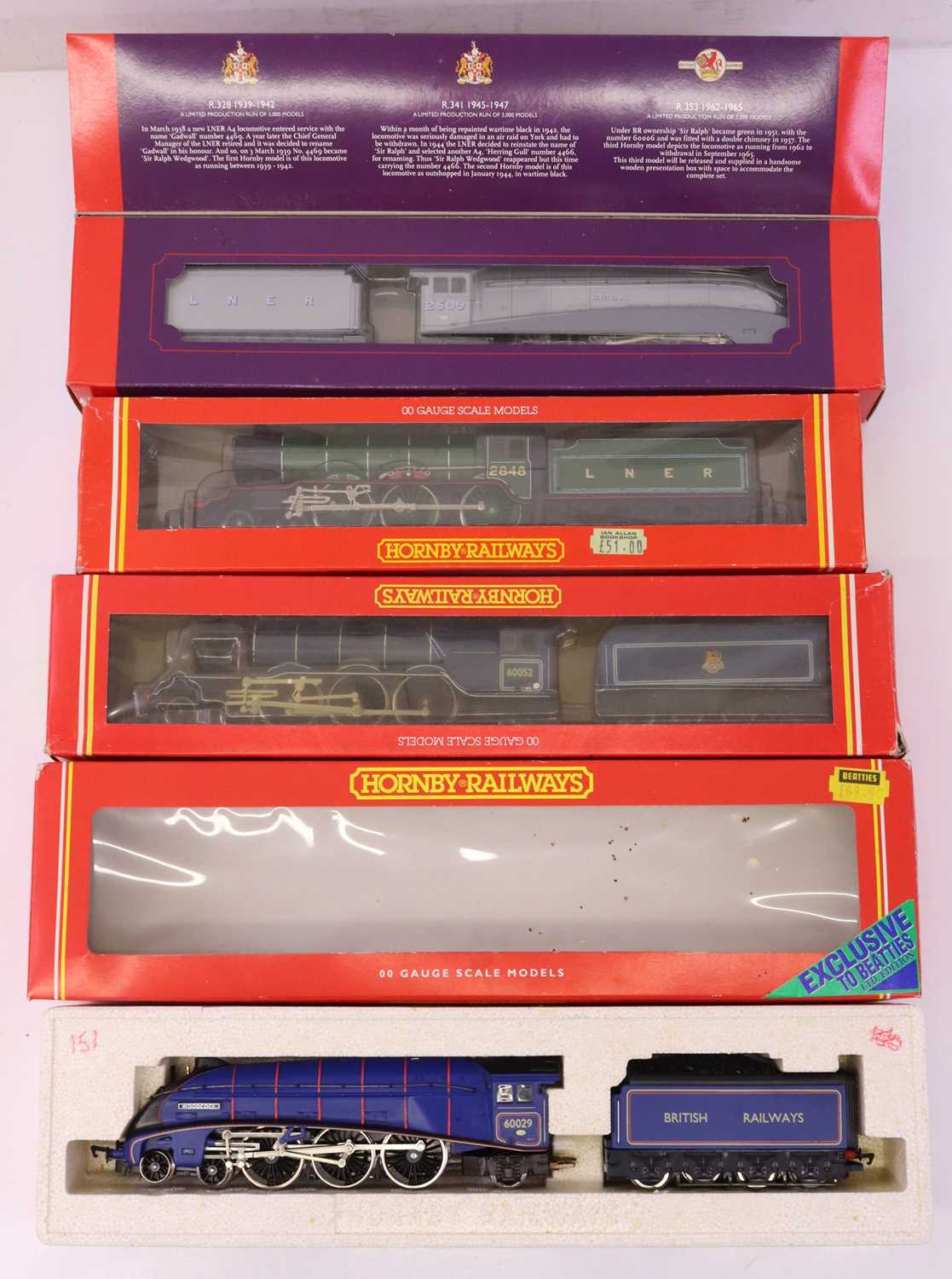 Lot 89 - Four Hornby 00 gauge locomotives to include an...