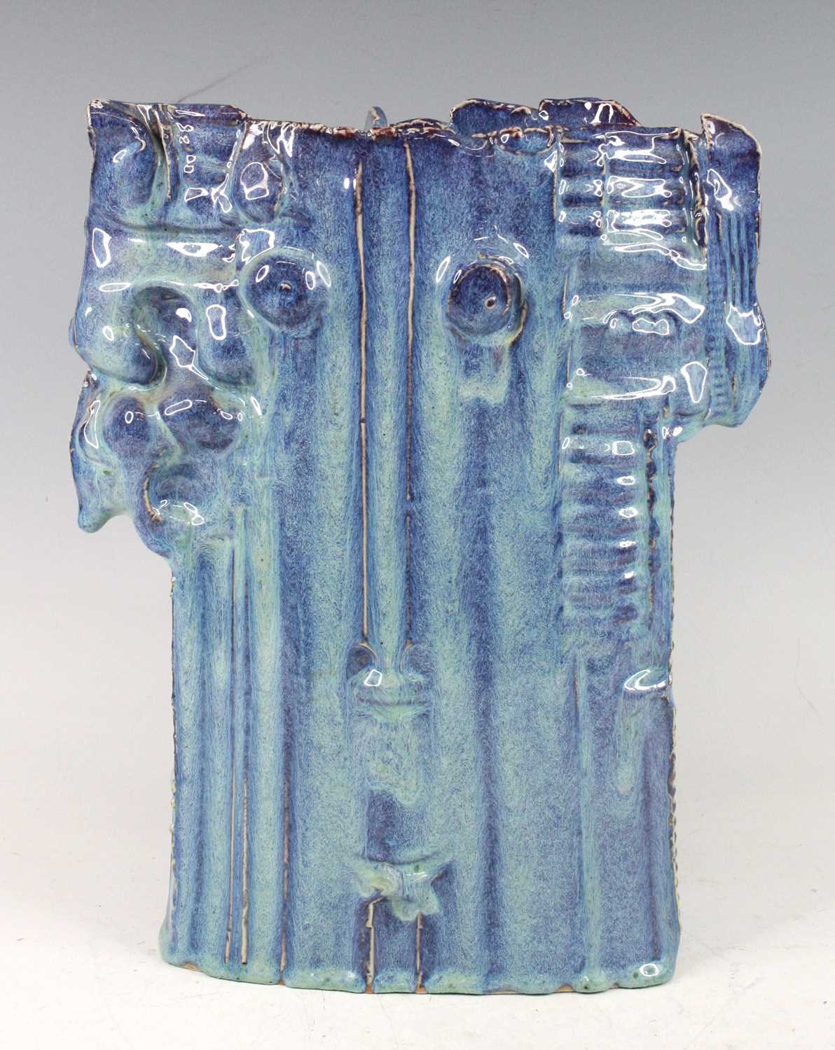 Lot 20 - A contemporary French underglaze painted...
