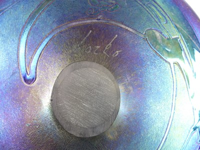 Lot 79 - A Lazlo iridescent studio glass paperweight,...