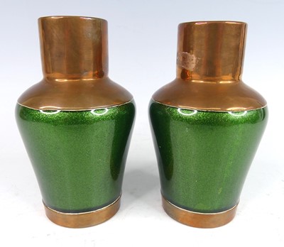 Lot 82 - A pair of Austrian Secessionist 'Aventurine'...