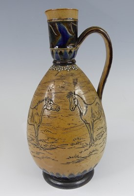 Lot 2055 - Hannah Barlow (1851-1916) for Doulton Lambeth -...